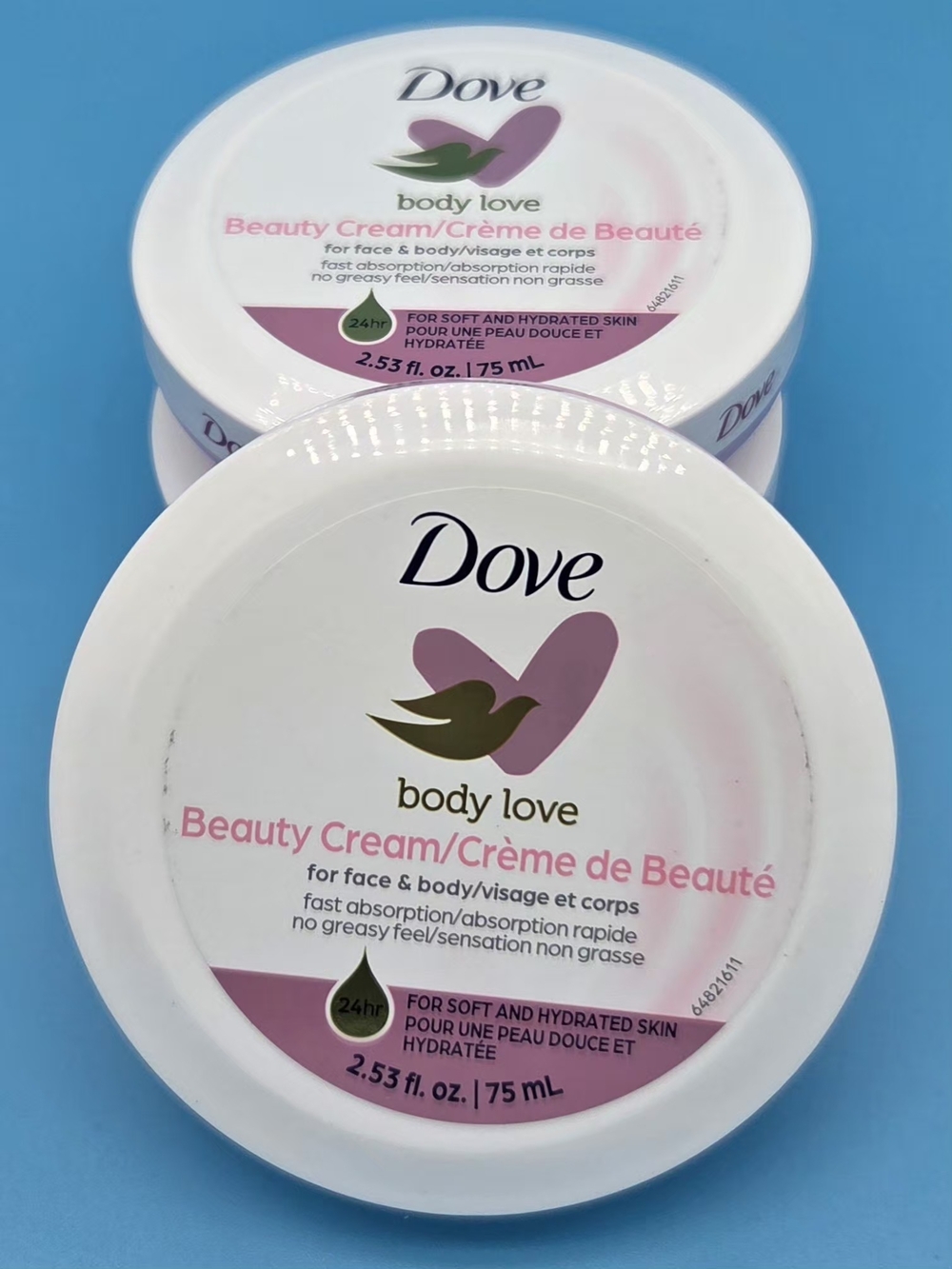 Dove Body Love Beauty Cream Lot 3